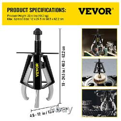 VEVOR 3-Jaw Inner Bearing Puller Tool 20 Ton Heavy Duty Auto Gear Extractor Tool