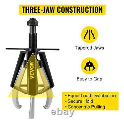 VEVOR 3-Jaw Manual Bearing Puller Tool 17 Ton Heavy Duty Gear Extractor Machine