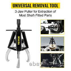 VEVOR 3-Jaw Manual Bearing Puller Tool 5 Ton Heavy Duty Gear Extractor Machine