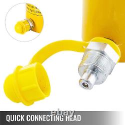 VEVOR 60 Ton Hydraulic Hollow Cylinder Jack 2in 50mm Stroke Single Acting