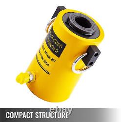 VEVOR 60 Ton Hydraulic Hollow Cylinder Jack 2in 50mm Stroke Single Acting