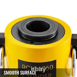 VEVOR 60 Ton Hydraulic Hollow Cylinder Jack 2in 50mm Stroke Single Acting