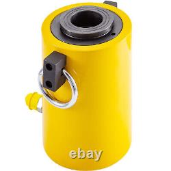 VEVOR 60 Ton Hydraulic Hollow Cylinder Jack 2in 50mm Stroke Single Acting