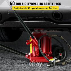 VEVOR Air Hydraulic Bottle Jack 50 Ton Manual 110231lb Heavy Duty Auto Truck RV