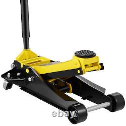 VEVOR Low Profile Floor Jack 4 Ton Heavy Duty Steel Dual Piston Rapid Pump