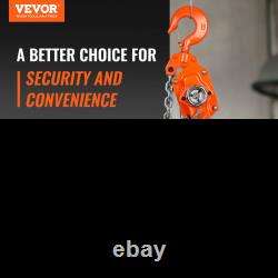 VEVOR Manual Lever Chain Hoist, 6 Ton Heavy Duty Hoist for Garage, Factory, an