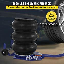 VEVOR Triple Bag Air Jack Pneumatic Jack 6600LBS 3 Ton Heavy Load Jacking Tool