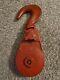 Vintage Lebus L- 5 5 Inch Heavy Duty 6 Ton Snatch Block
