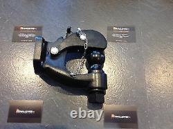 Very heavy duty Black Pintle tow Bar Hitch Hook off road recovery 4x4 8 Ton