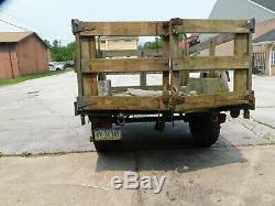 Vintage US Military M116 3/4 Ton Cargo Trailer, Steel Bed, HEAVY DUTY! ATV, ATVs