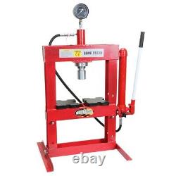 Woodward Fab 10-Ton H-Frame Shop Press with Heavy Duty Ram HECPR102 Brand New